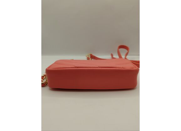 Image Sac à main LANCASTER Mini Soft Pochette Porté main Cuir Rose