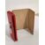 Image Portefeuille LONGCHAMP Roseau Cuir de vachette Rouge matte