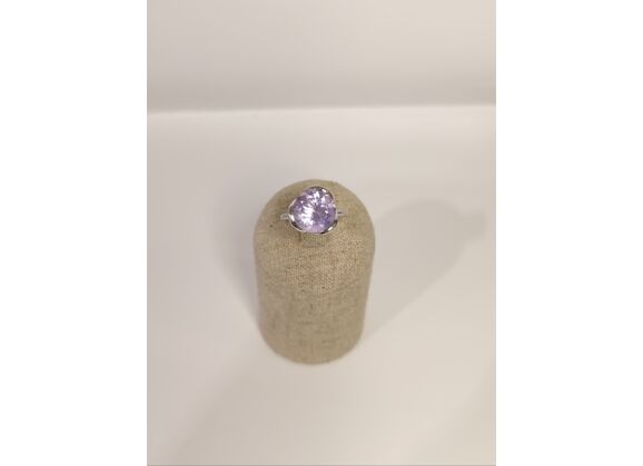 Image Bague Or blanc Améthyste Sans