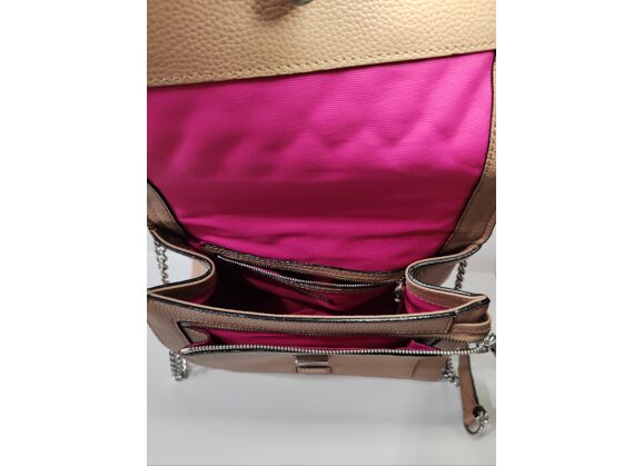 Image Sac à main LANCEL Ninon Porté épaule Cuir de vachette Marron