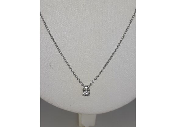 Image Pendentif Or blanc Diamant Sans