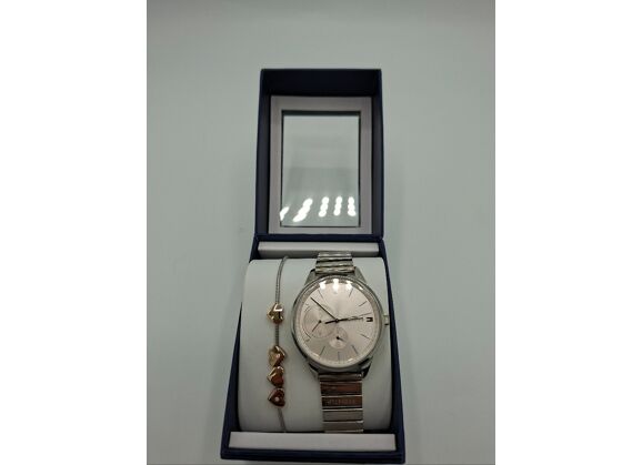 Image Montre Femme TOMMY HILFIGER Montre tommy hilfiger femme avec bracelet Acier Argenté 35mm mm