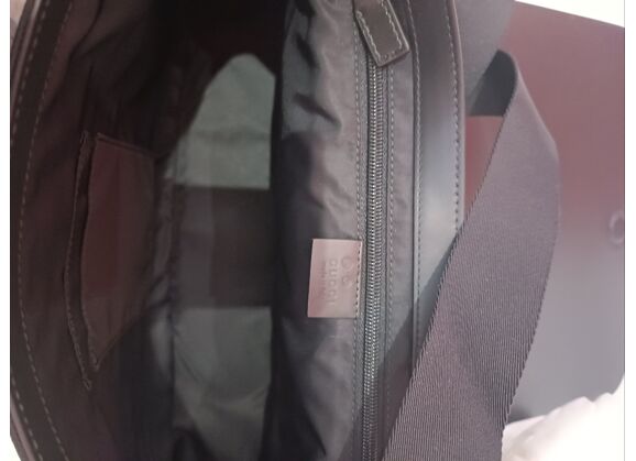 Image Sac à main GUCCI Porté croisé Toile Noir