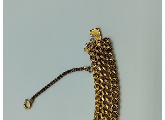 Image Bracelet Plaqué or Maille américaine