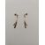 Image Boucles d'oreilles Or jaune Diamant Rubis