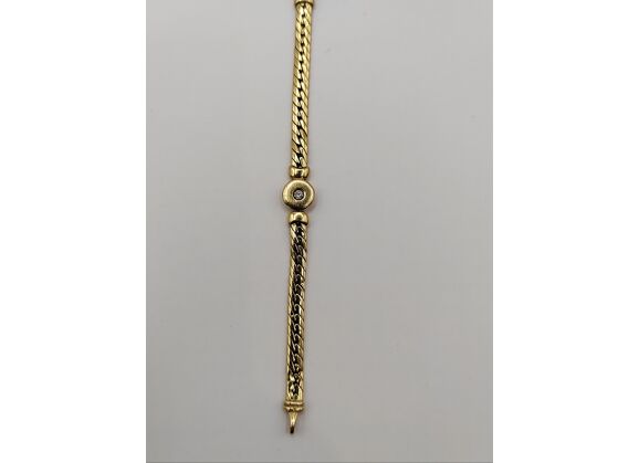 Image Bracelet Or jaune Oxyde de zirconium Oxyde de zirconium