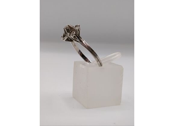 Image Bague Or blanc Diamant Diamant