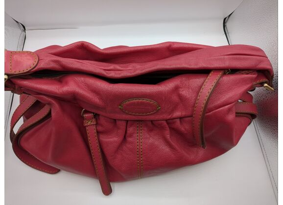 Image Sac à main LANCEL Angelina Porté épaule Cuir Framboise