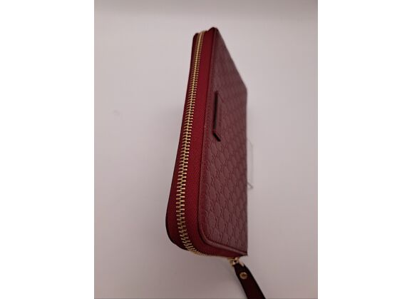Image Portefeuille Micro Guccissima Cuir Rouge