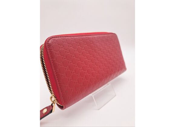 Image Portefeuille Micro Guccissima Cuir Rouge