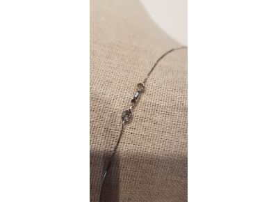 Image Collier Or blanc Diamants