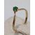 Image Bague Or jaune Emeraude Sans