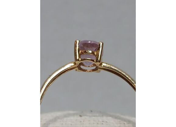 Image Bague Or jaune Améthyste Sans