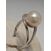 Image Bague Or blanc Perle Diamant