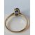 Image Bague Or jaune Saphir