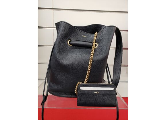 Image Sac à main LANCEL Porté épaule Cuir Bleu marine