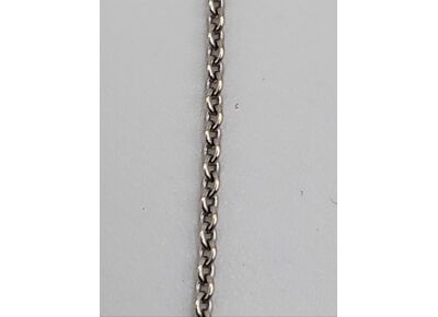 Image Collier Or blanc Diamant