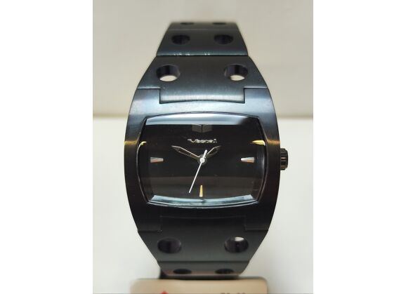 Image Montre Unisexe Vestal Acier Noir 37 mm