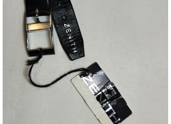 Image Montre Unisexe Zenith Cuir Noir 34 mm