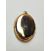 Image Pendentif Or jaune Pierre marron Sans