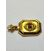 Image Pendentif Or jaune Pierre rouge Sans