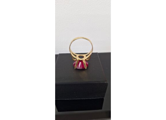 Image Bague Or jaune Rubis