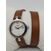 Image Montre Femme Lady pinky Cuir Marron 27 mm mm