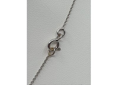 Image Collier Or blanc Diamant