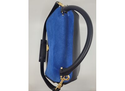 Image Sac à main CELINE Porté épaule Cuir Bleu
