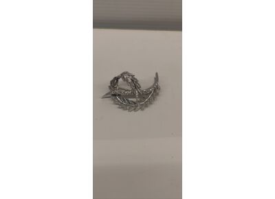 Image Broche Or empierré Or gris Diamant Diamant