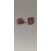 Image Boucle d'oreille Argent Pierres rose
