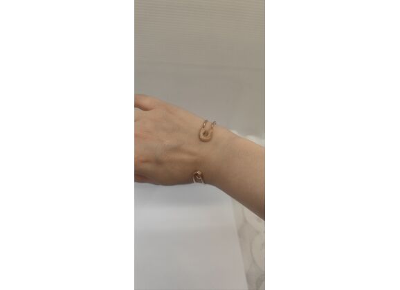 Image Bracelet Jonc épingle Plaqué or