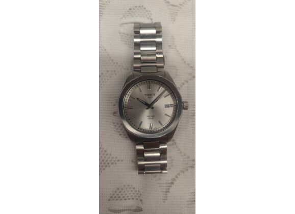 Image Montre Homme Tissot prc 100 solar Acier Gris 34 mm