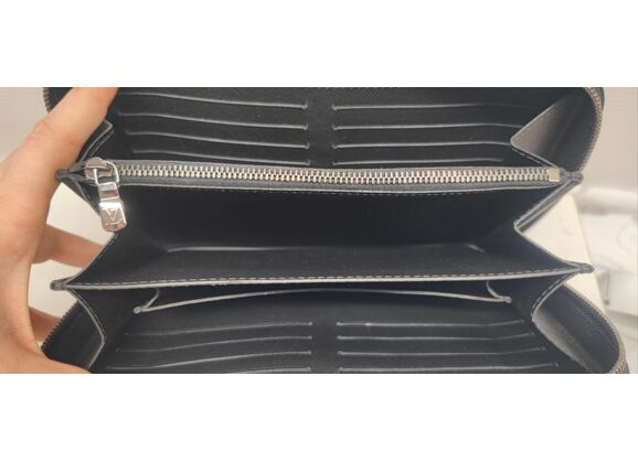 Image Portefeuille Zippy Toile enduite Noir