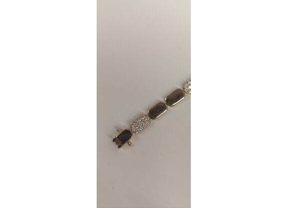 Image Bracelet Acier Strasss