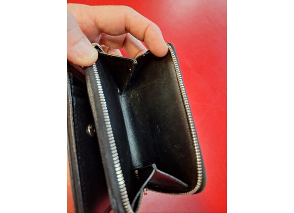 Image Portefeuille YVES SAINT LAURENT Cuir Noir