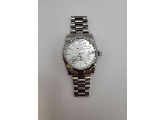 Image Montre Femme SEIKO Palm Acier Argenté 37 mm