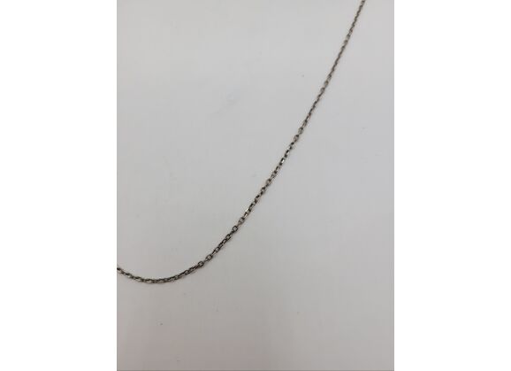 Image Collier Argent Maille forçat