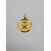 Image Pendentif Or jaune Oxyde de zirconium Pierre rouge