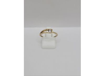Image Bague Or jaune Oxyde de zirconium Sans
