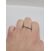 Image Bague Or blanc Oxyde de zirconium Oxyde de zirconium