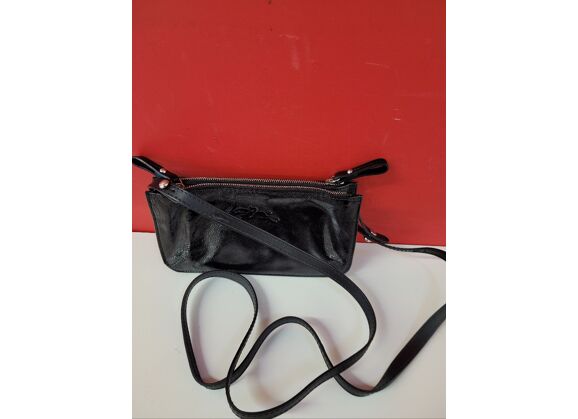 Image Sac à main LONGCHAMP Porté épaule Cuir Noir