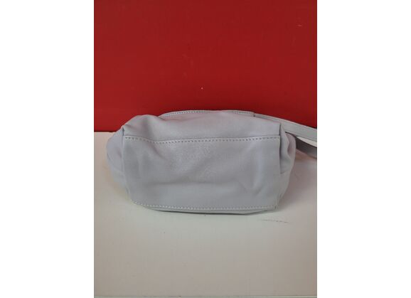 Image Sac à main LONGCHAMP Porté épaule Cuir Gris bleu