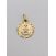 Image Pendentif Or jaune Pierre rouge