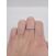 Image Bague Or blanc Oxydes de zirconium