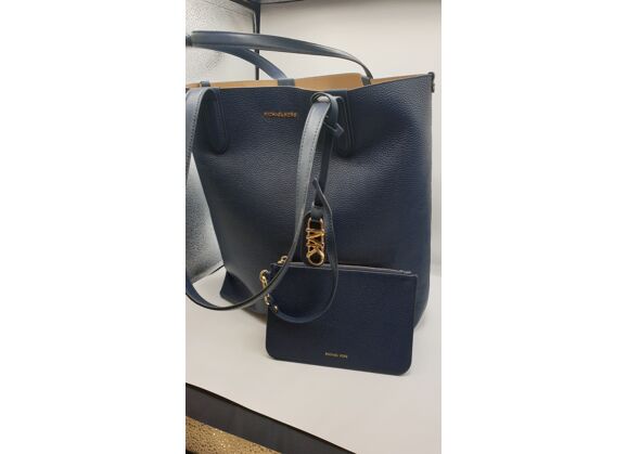 Image Sac à main MICHAEL KORS Porté épaule Cuir de veau Bleu