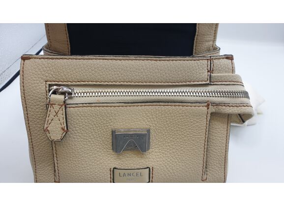 Image Sac à main LANCEL Ninon Porté épaule Cuir Beige
