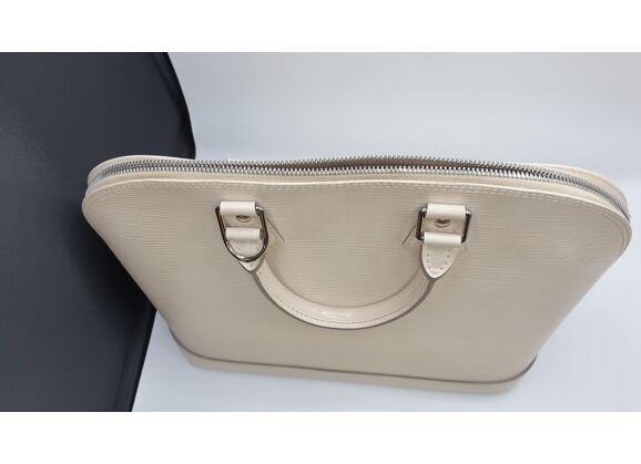 Image Sac à main LOUIS VUITTON Alma Porté main Cuir Beige