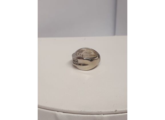 Image Bague Or blanc Diamant