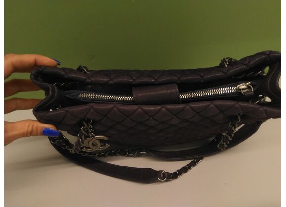 Image Sac à main CHANEL Porté épaule Cuir Prune